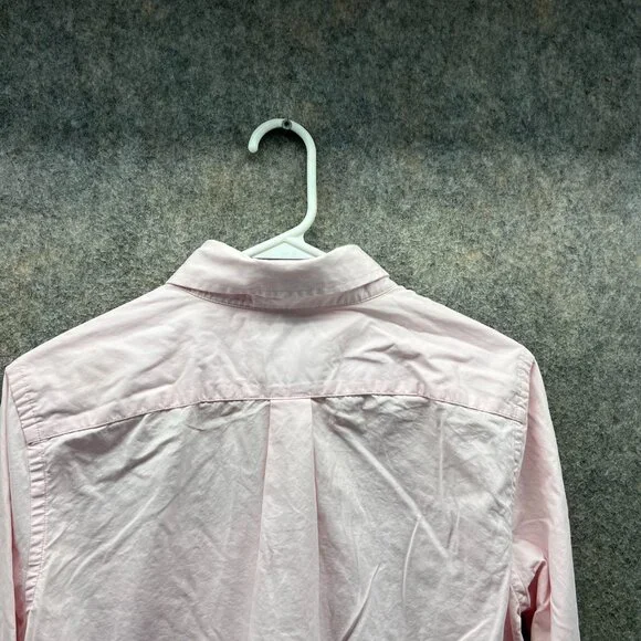 Abercrombie & Fitch Shirt Women Small Pastel Pink Casual Button Down Muscle Fit - Picture 11 of 11